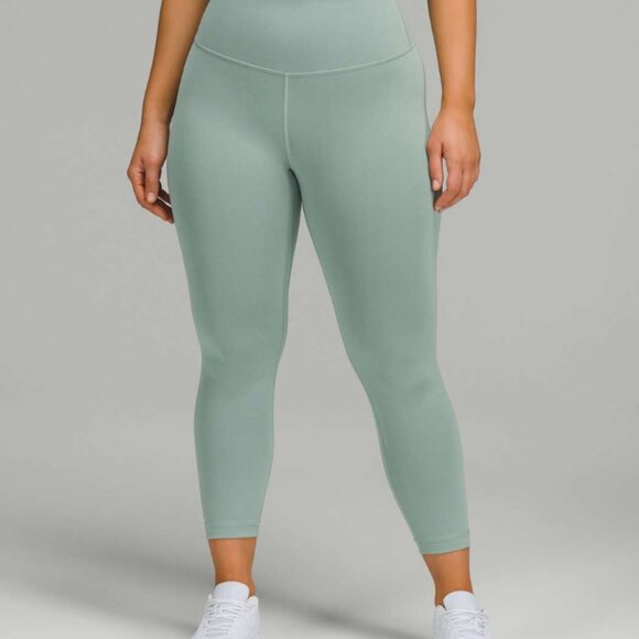 Lululemon Wunder Train Contour Fit High-Rise Crop 23" Misty Glade Size 2 - Picture 12 of 14